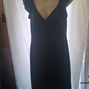 Elegant Black Midi Dress